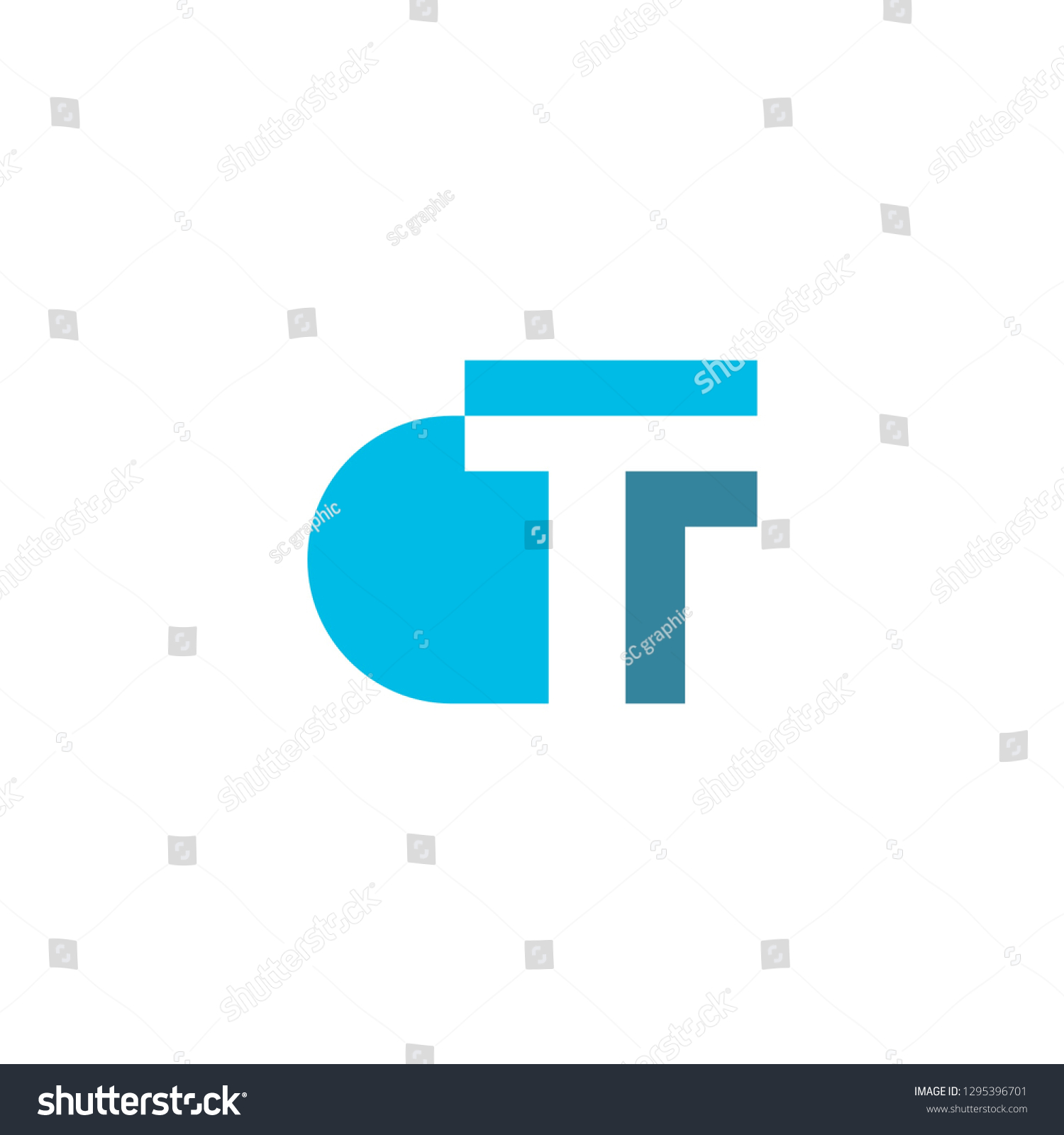 initial T logo T combination T technologies IT - Royalty Free Stock ...