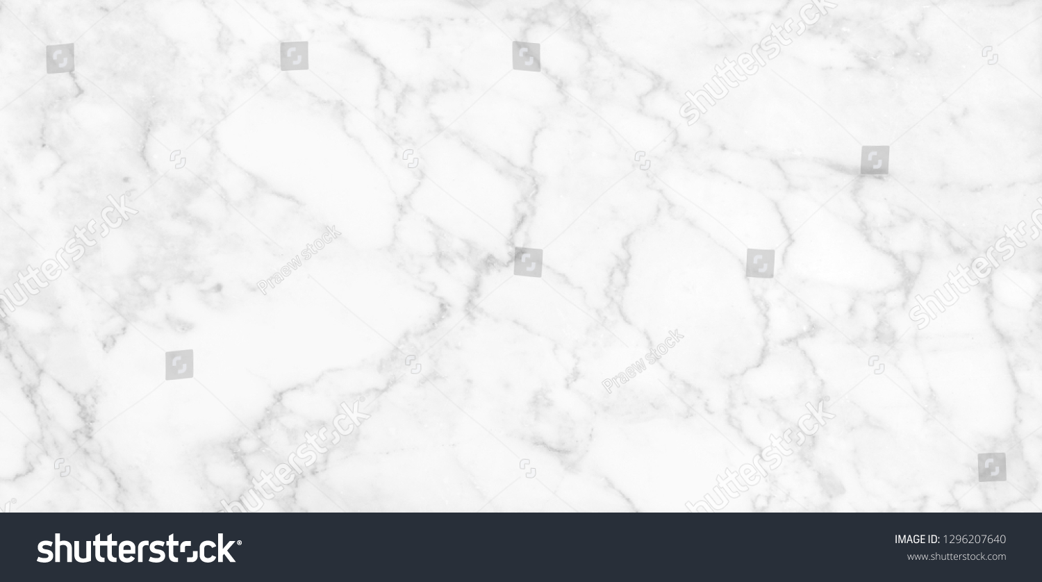 Abstract white natural wide marble texture background High resolution or design art work,White stone floor pattern for backdrop or skin luxurious.  #1296207640