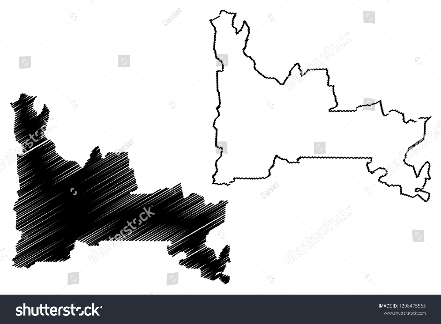 Map Of Ogun State Nigeria Ogun State (Subdivisions Of Nigeria, Federated - Royalty Free Stock Vector  1298475565 - Avopix.com