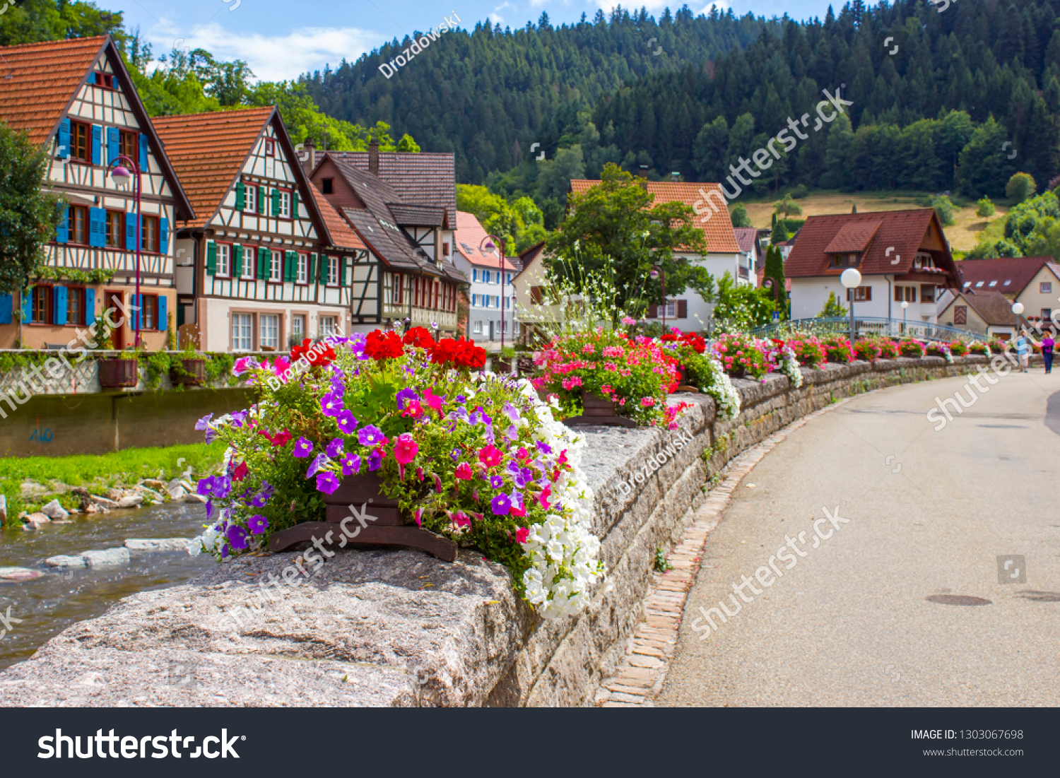 Beautuful Schiltach in Black Forest, Germany #1303067698