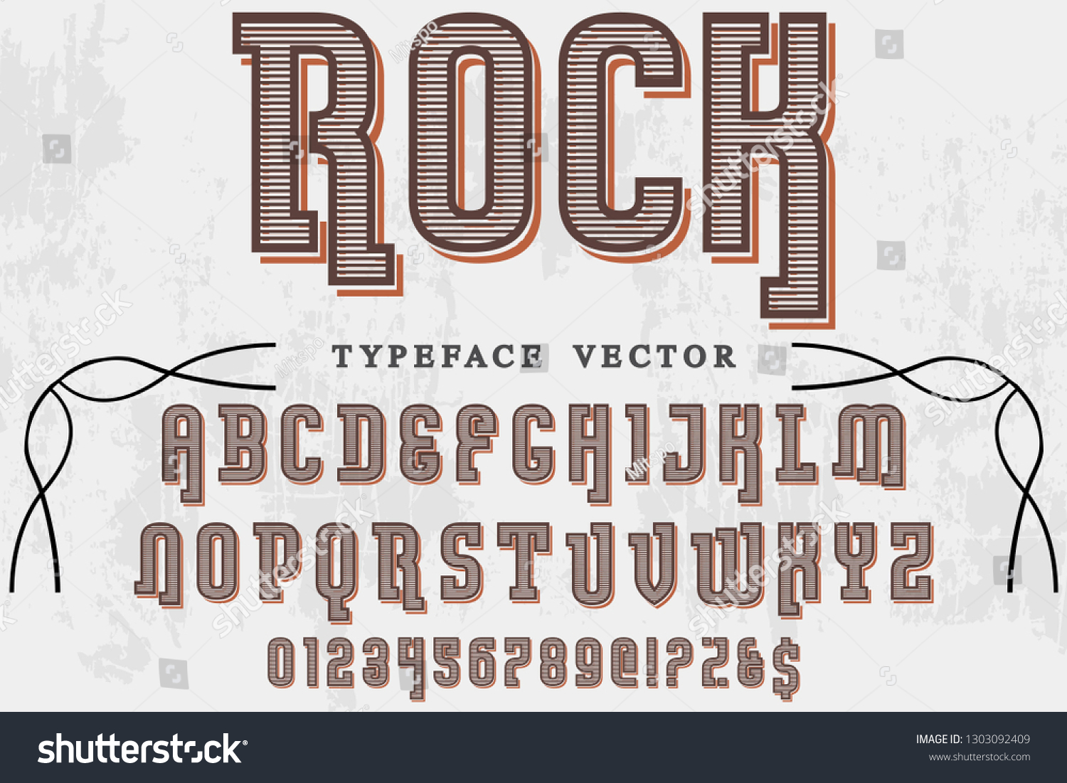 Font alphabet Script Typeface handcrafted - Royalty Free Stock Vector ...