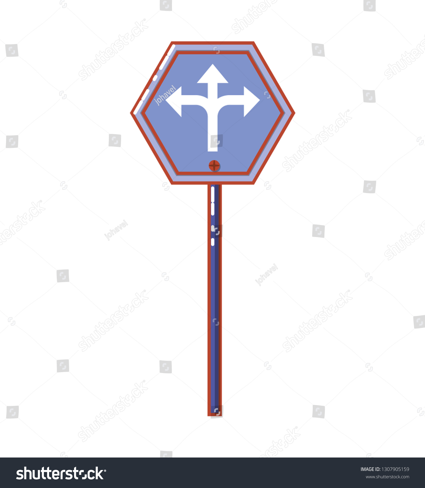 Traffic Signal With Arrow Royalty Free Stock Vector 1307905159   Avopix 1307905159 