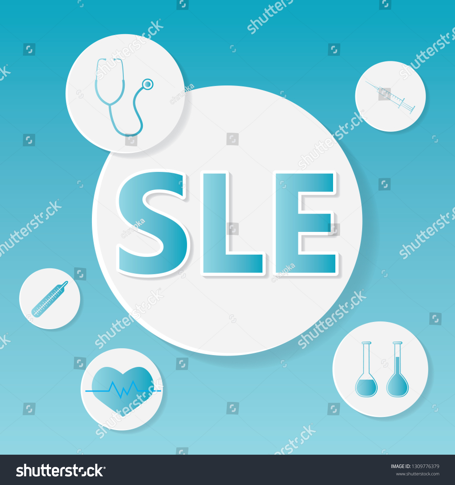 SLE (Systemic Lupus Erythematosus) medical - Royalty Free Stock Vector ...