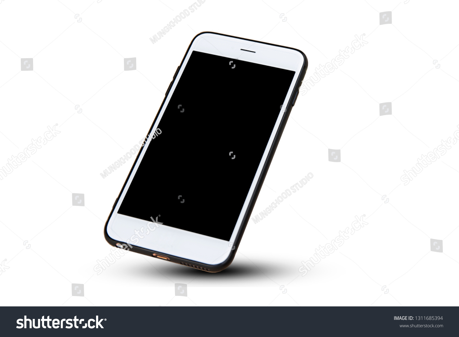 Mobile smart phone on white background technology #1311685394