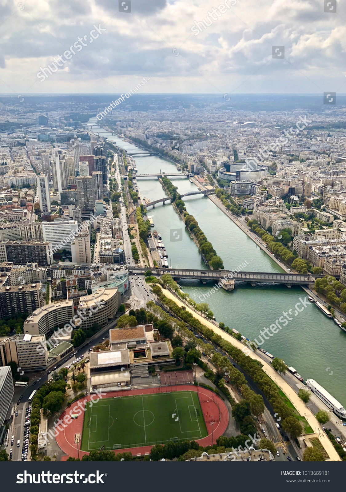 Sena River Paris #1313689181
