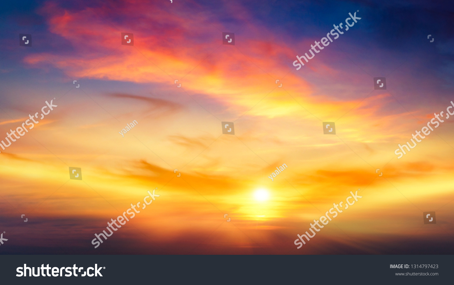 light about the sky . Paradise heaven . Dramatic nature background . Journey of the Soul . background sky at sunset and dawn . #1314797423