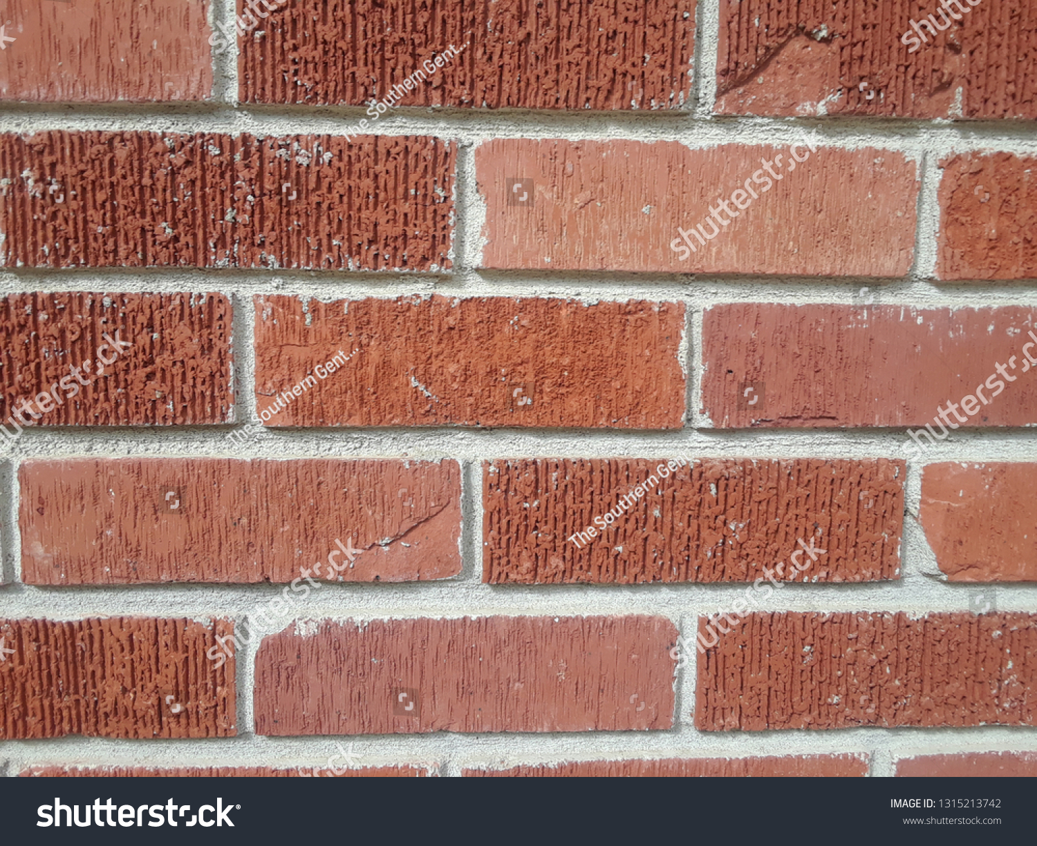 Red brick wall #1315213742