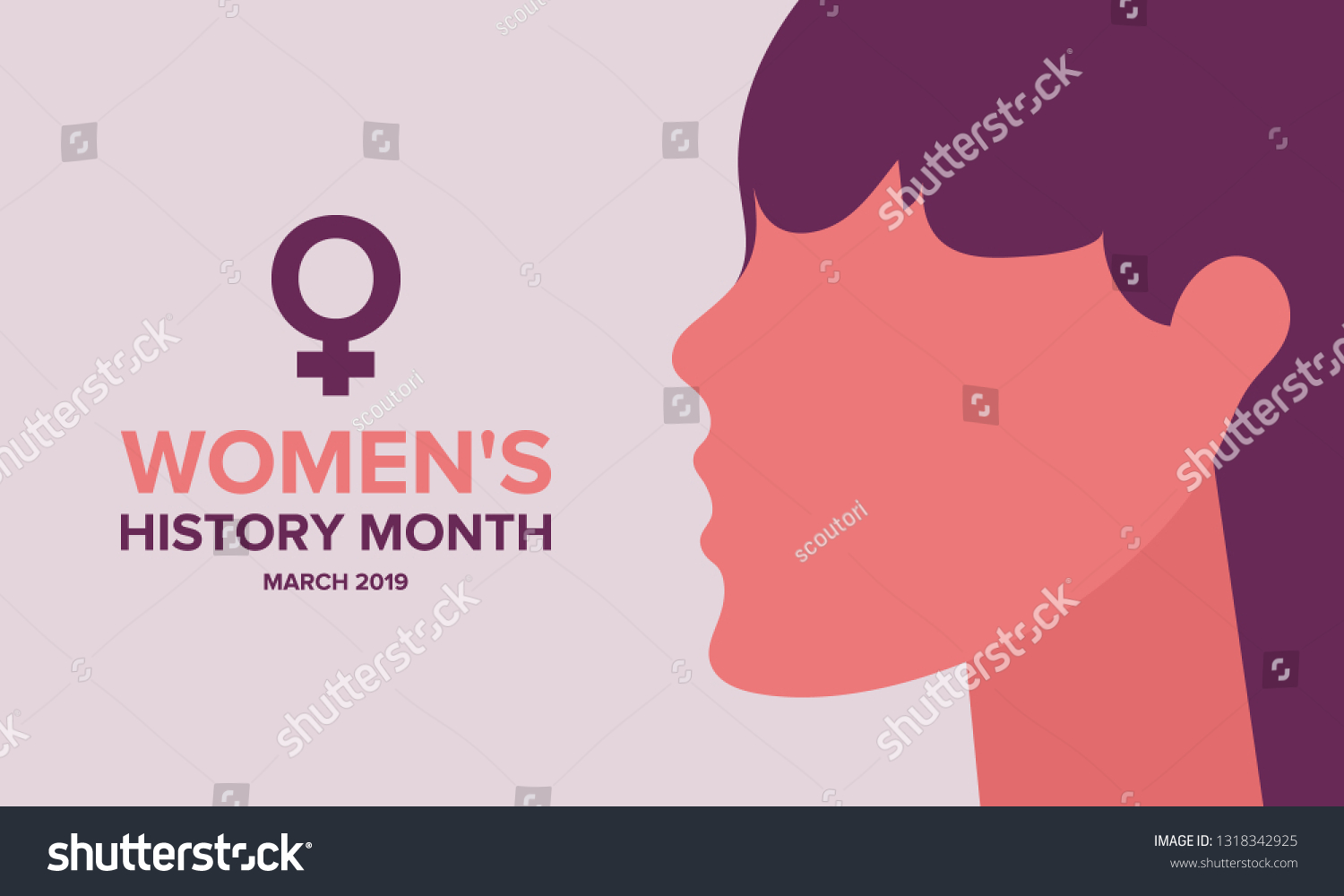 Womens History Month The Annual Month That Royalty Free Stock Vector 1318342925 6016