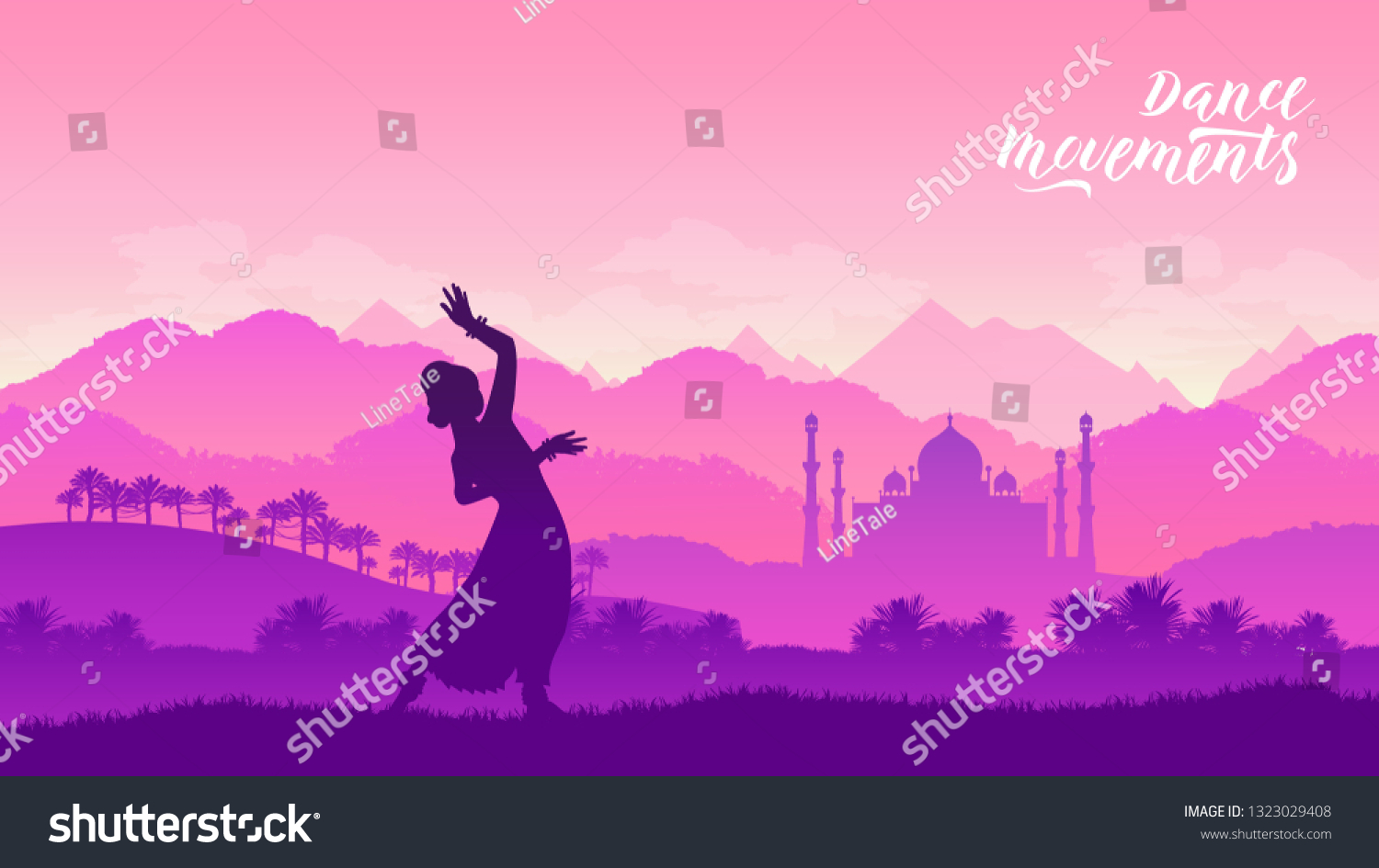 Beautiful indian girl dancer concept. Indian - Royalty Free Stock ...