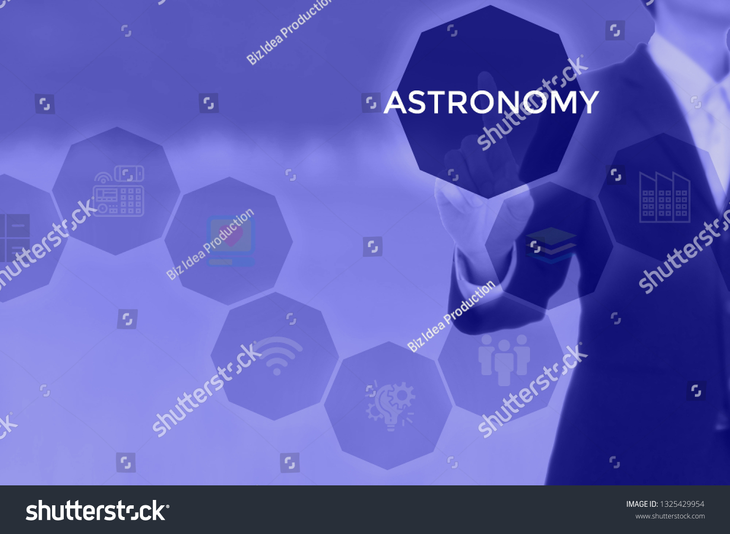 select ASTRONOMY - technology and business concept #1325429954