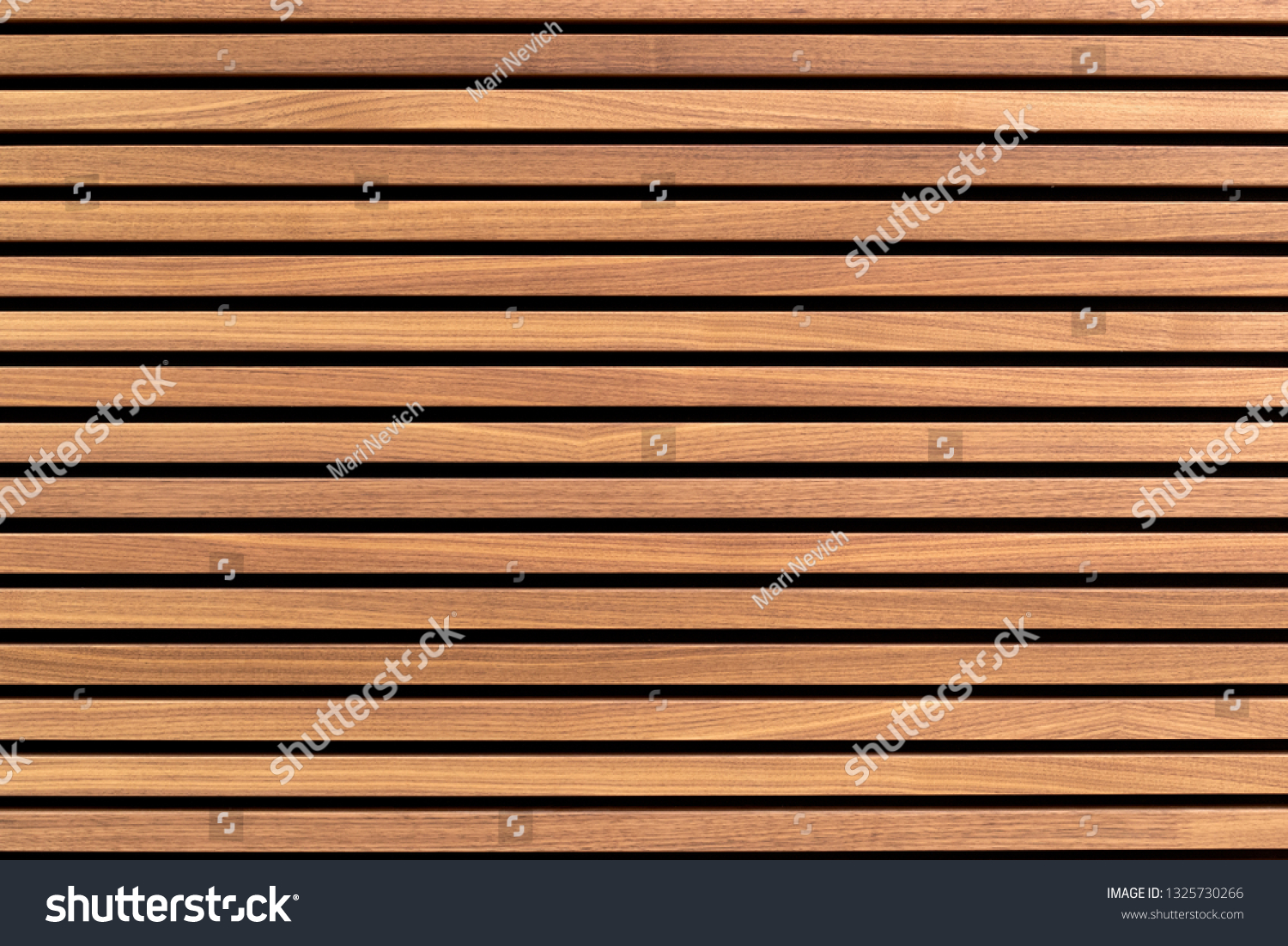 Wooden slats. Natural wood lath line arrange pattern texture background #1325730266