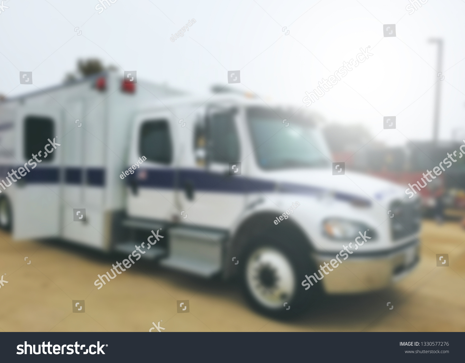 Abstract fire truck background. #1330577276