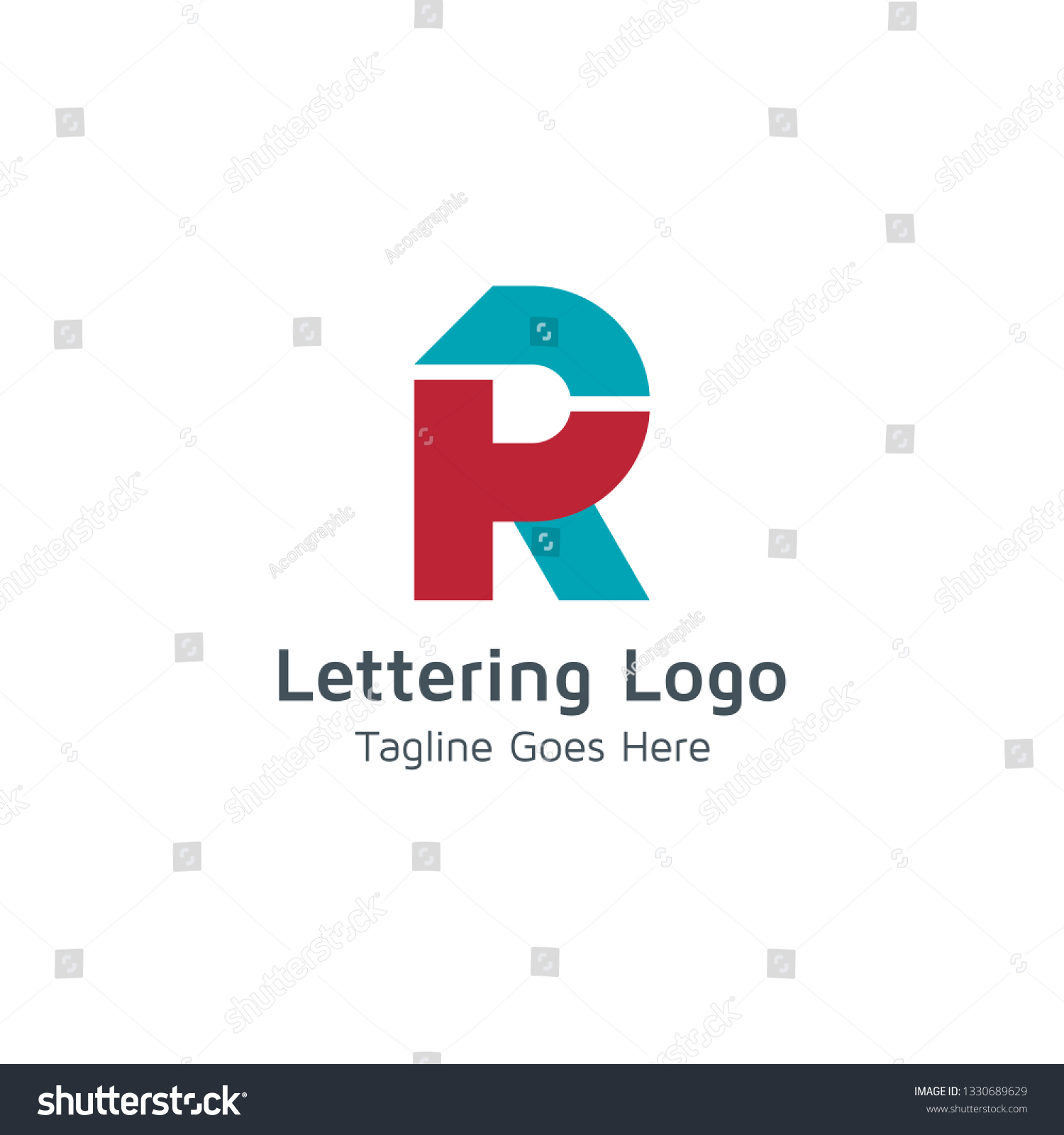 Lettering R Vector - Royalty Free Stock Vector 1330689629 - Avopix.com