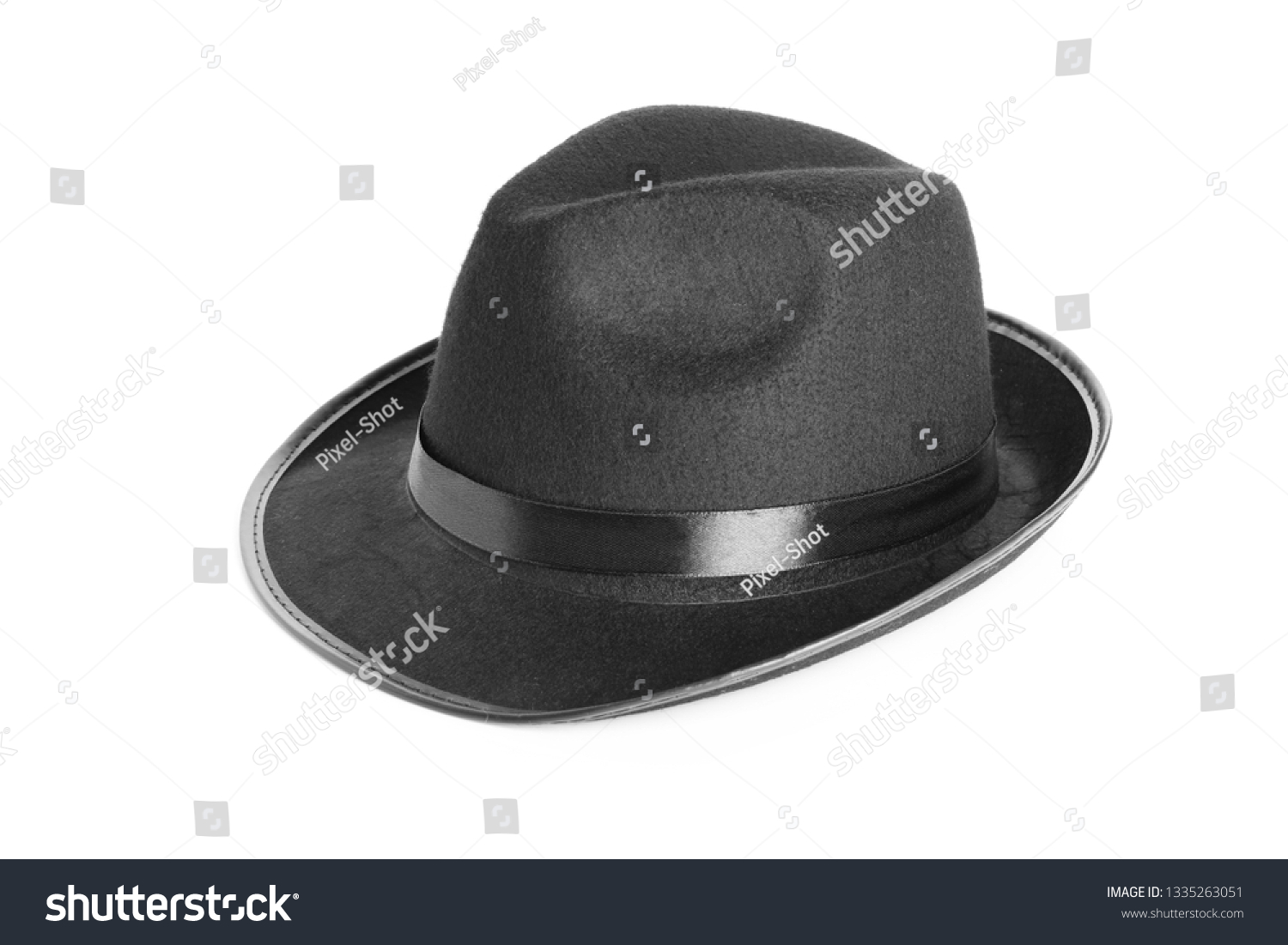 Male hat on white background #1335263051