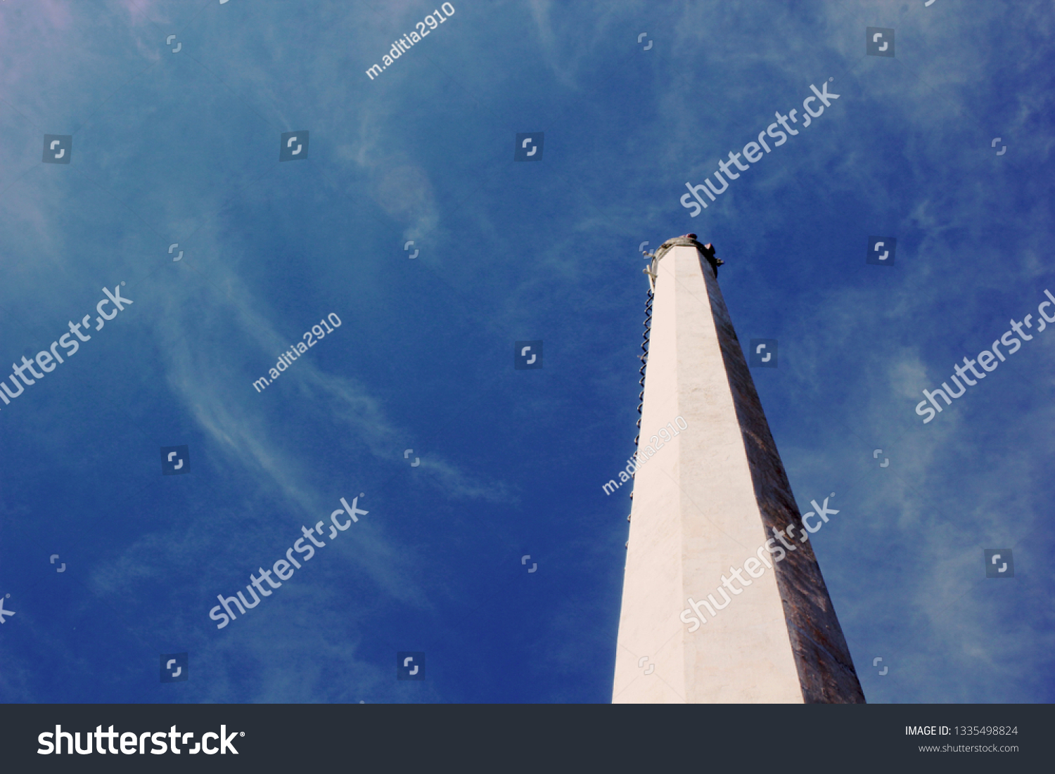 Old Tower at Gunung Tidar #1335498824