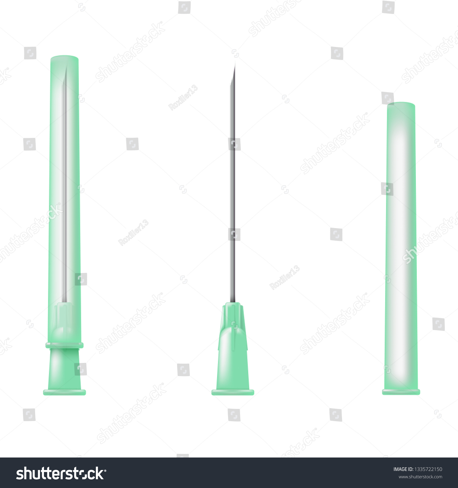 Vector Syringe Needle - Royalty Free Stock Vector 1335722150 - Avopix.com