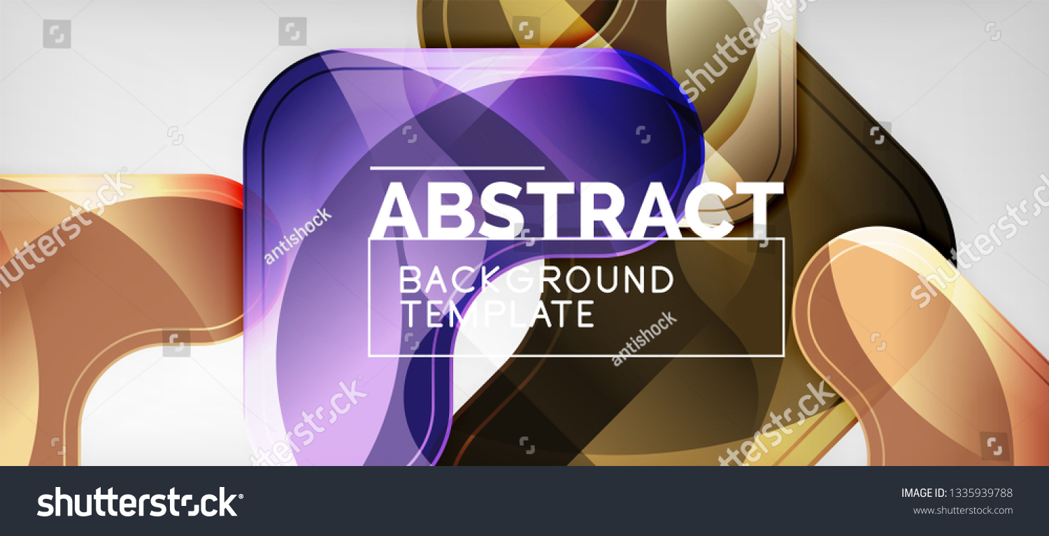 Light effects glossy arrows background, vector - Royalty Free Stock ...