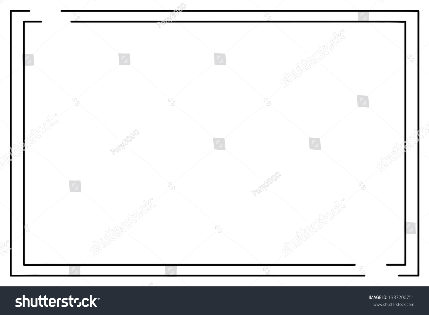 frame Icon isolated vector #1337200751