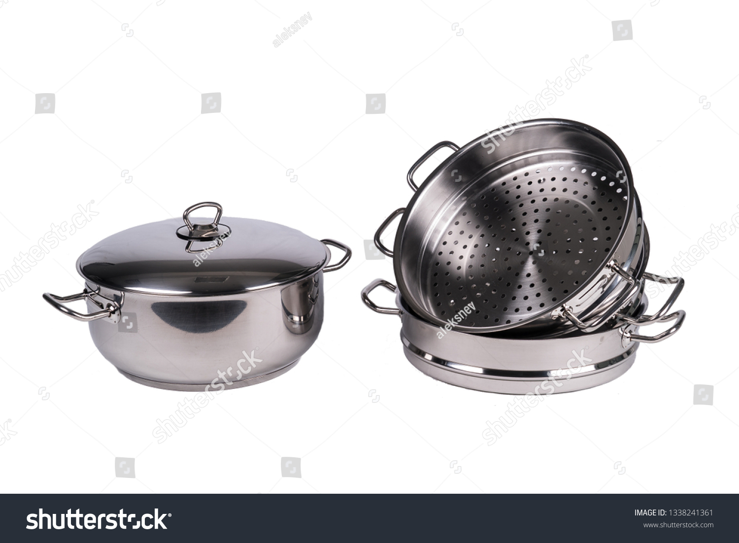 pans kitchen pots #1338241361