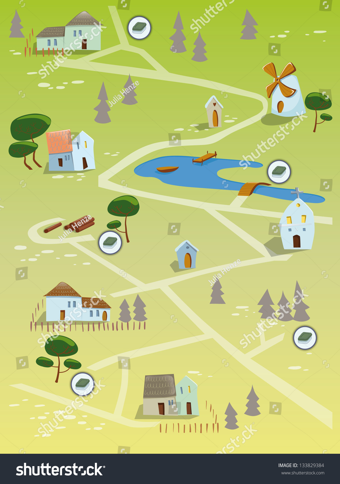 Geocaching map Royalty Free Stock Vector 133829384 Avopix com Geocaching map Royalty Free Stock Vector 133829384 Avopix com