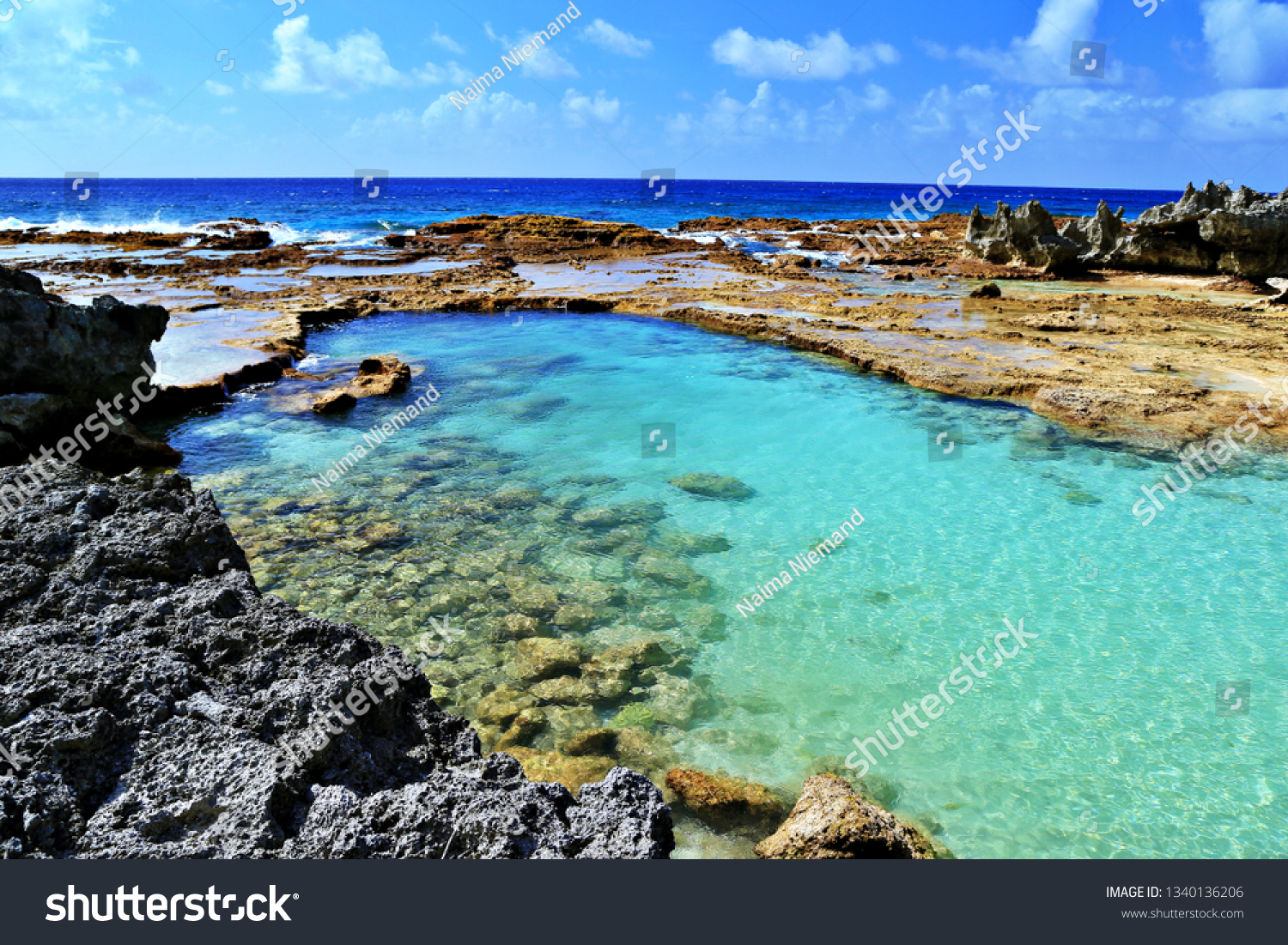 Swimming Hole on Rota Island, Northern Mariana Islands #1340136206