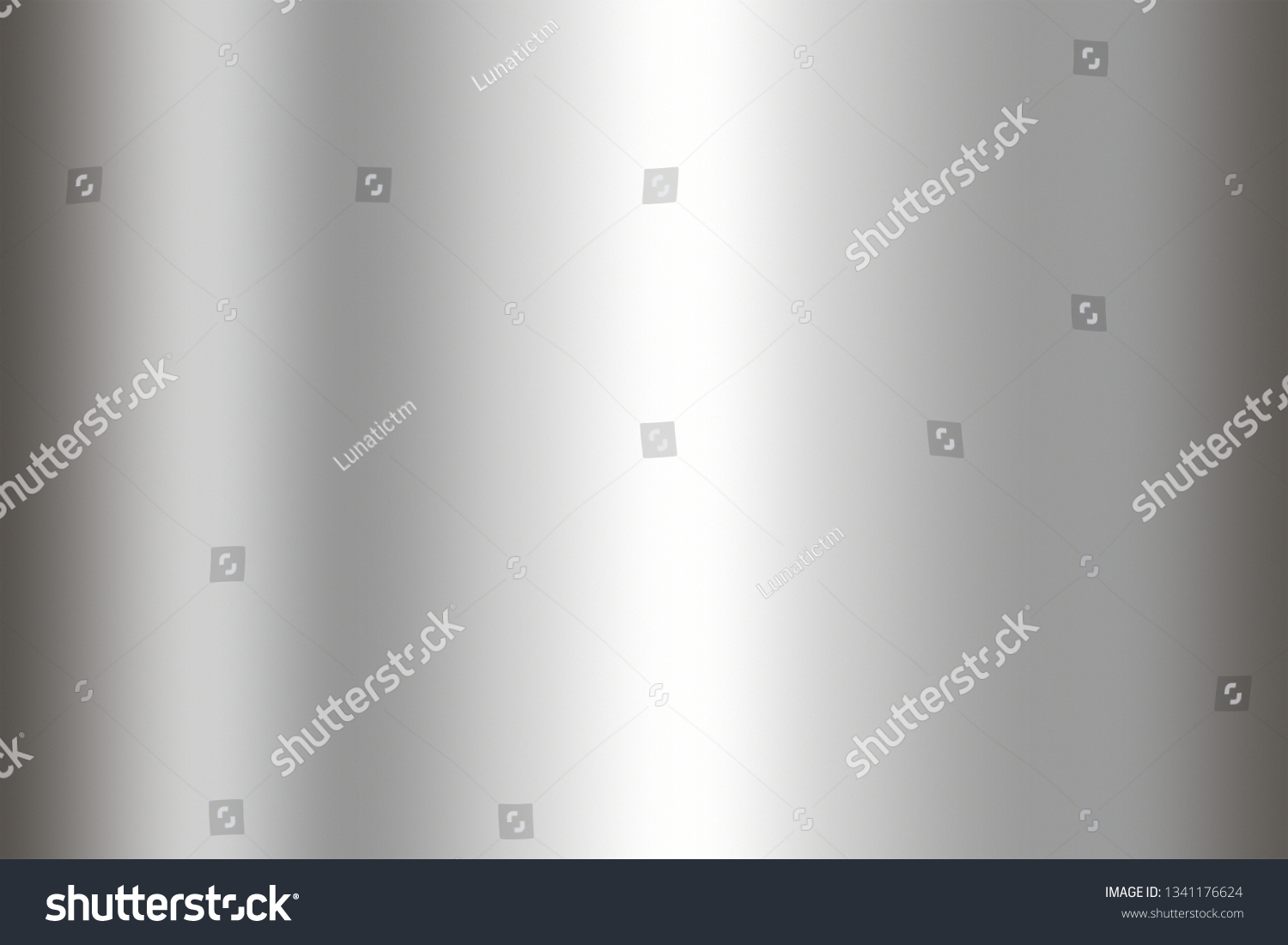 Stainless steel texture background. Shiny surface of metal sheet. #1341176624