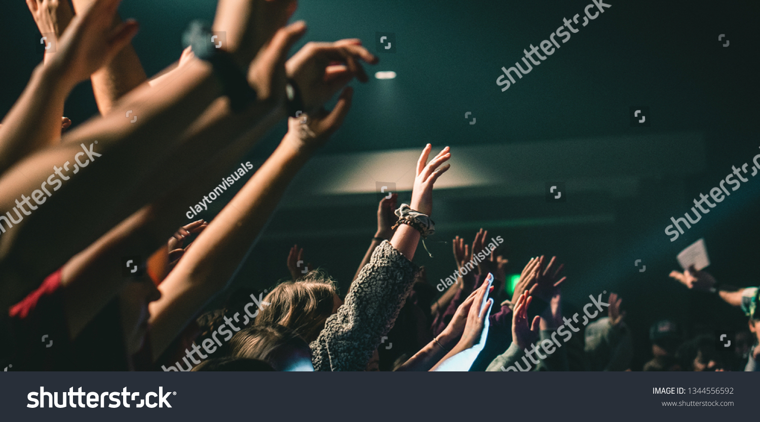 Hands Raised In Worship #1344556592
