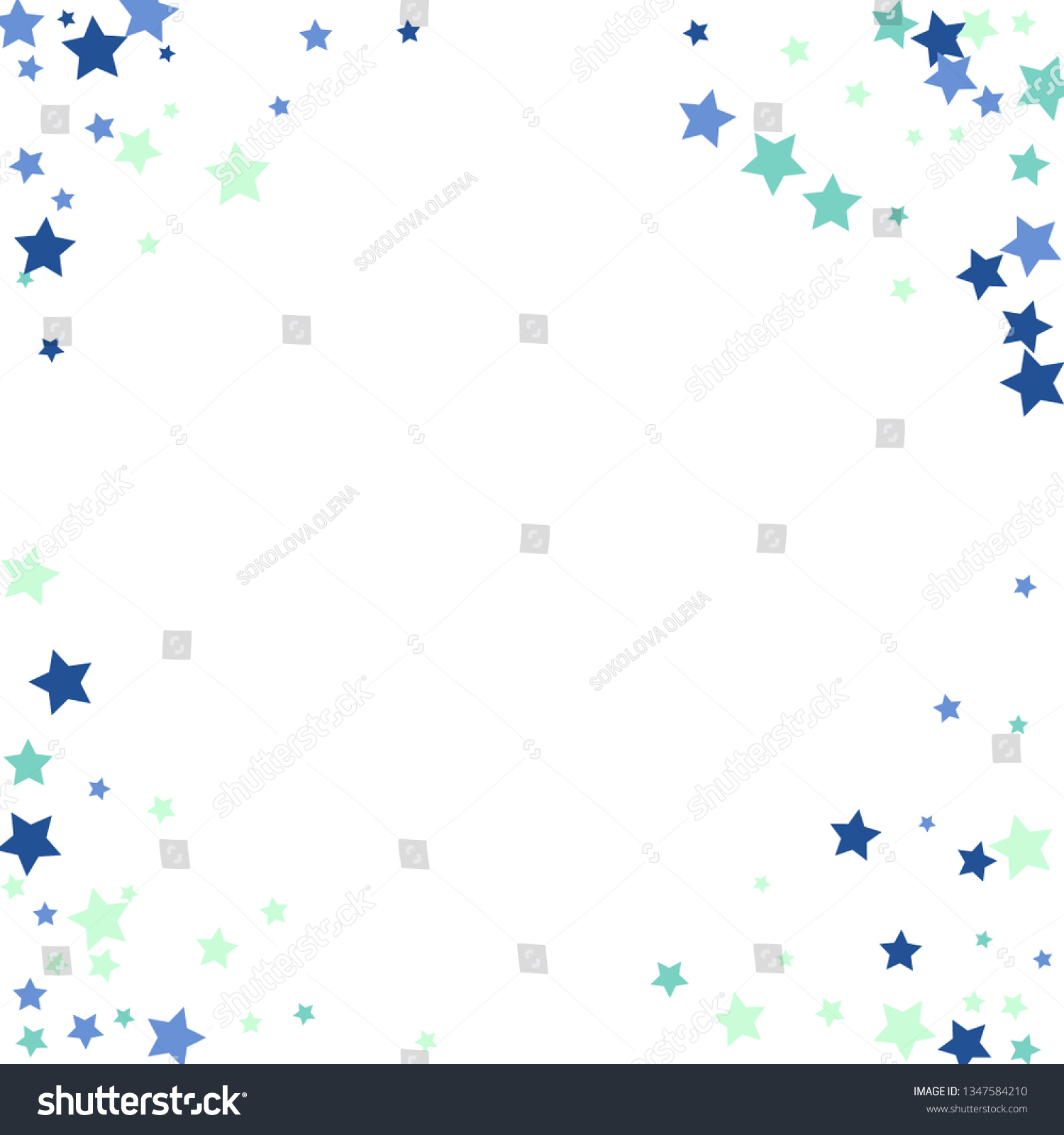 Colorful Stars Confetti, Mystery Sparkling Vector Background. Trendy Glowing Magic Glitter, Lights. Festive Falling Colorful Stars Confetti for Ads, Posters. 
 #1347584210