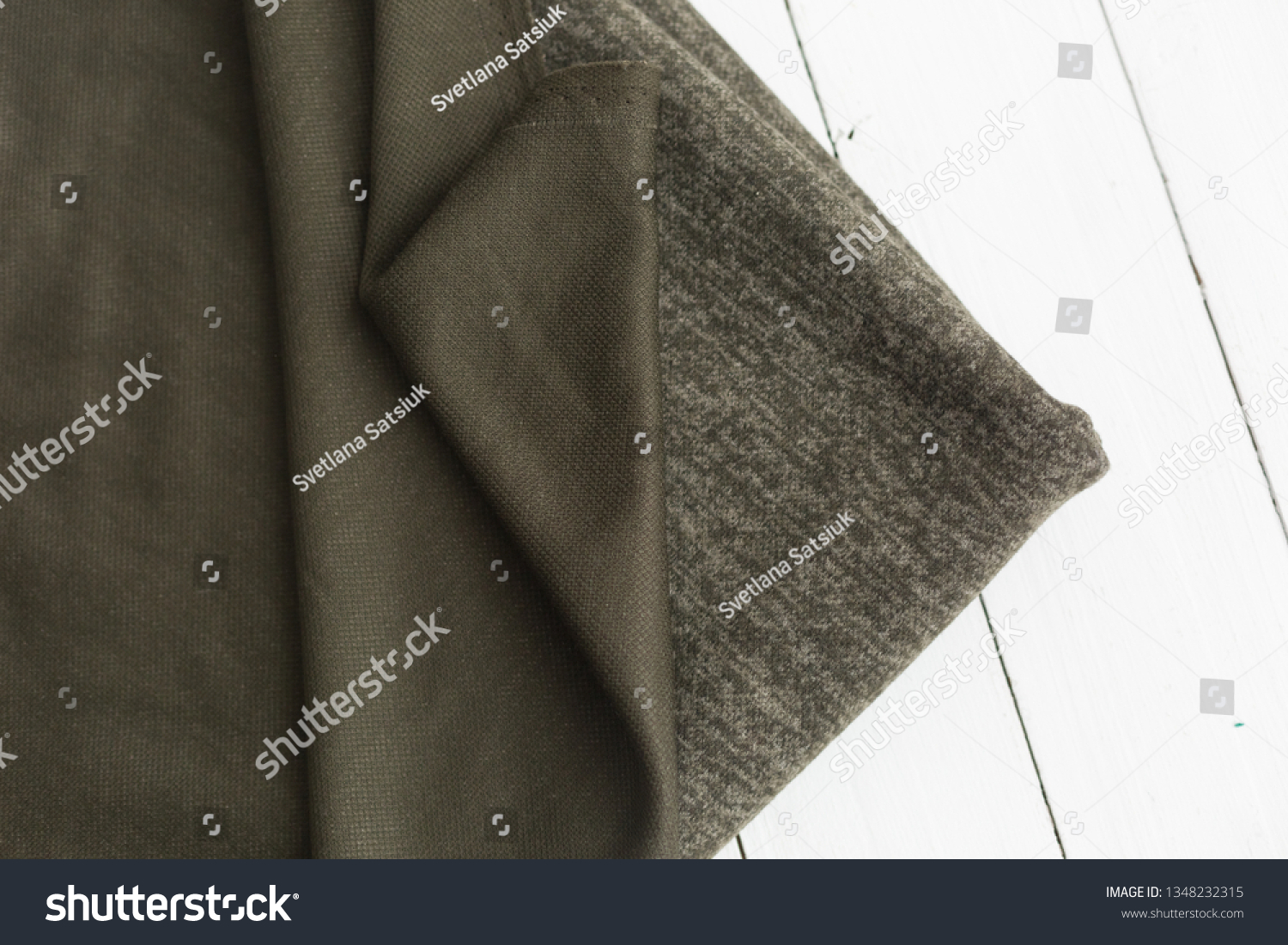 background texture fabric Angora. the fabric is knit. fabric Angora. the fabric is dark green color #1348232315