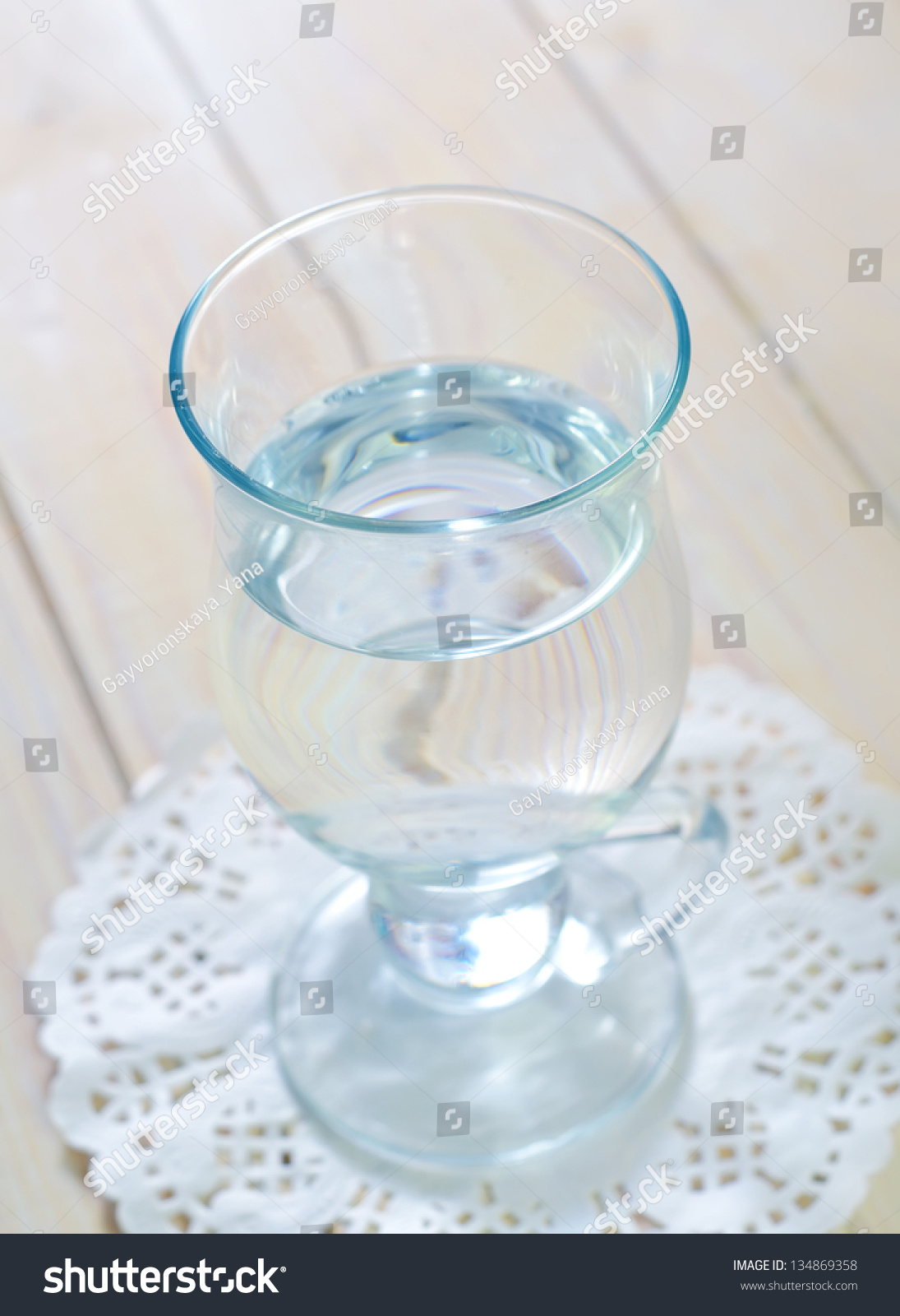 fresh water in glass #134869358