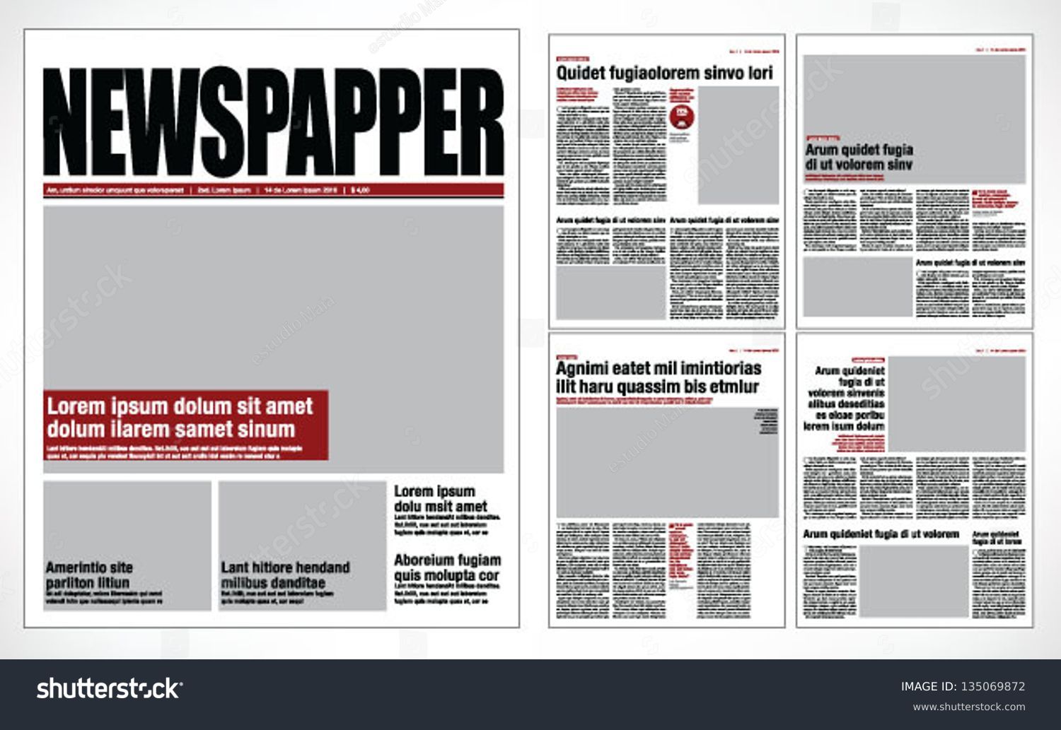 modern newspaper template
