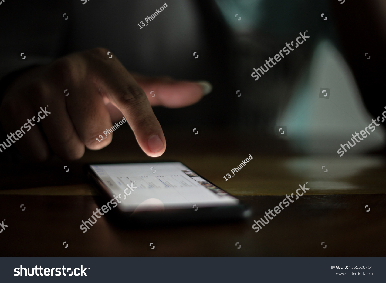 Businessman using smartphone . communication Concepts #1355508704