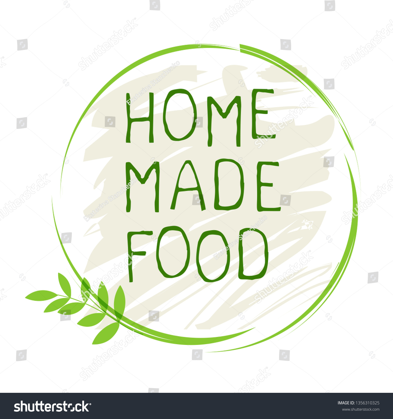 Home made food label and high quality product badges. Bio Organic product Pure healthy Eco food organic, bio and natural product icon. Emblems for cafe, packaging etc. Vector #1356310325
