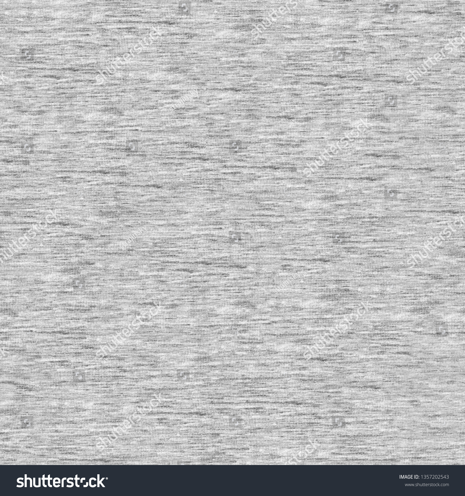Melange seamless fabric texture.  Gray heather fabric seamless pattern. Real grey knitted fabric. #1357202543