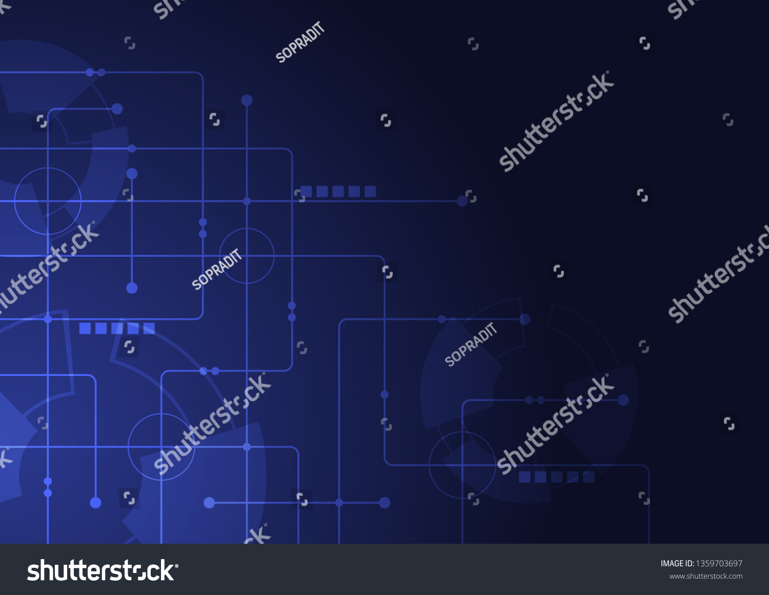 Abstract geometric connect lines and dots.Simple technology graphic background.Illustration Vector design Network and Connection concept. #1359703697