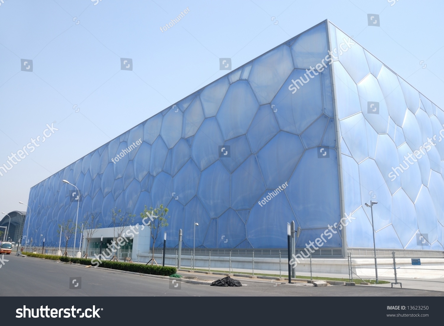 swimming stadium "watercube" for Beijing 2008 olympic games #13623250