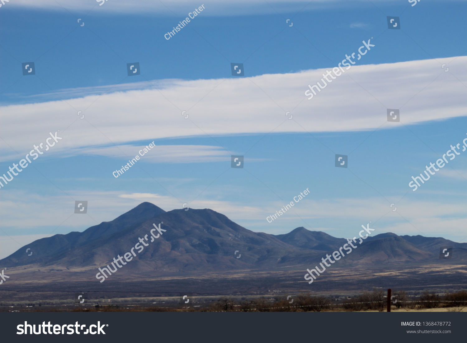 Spaceship Clouds over Cochise #1368478772