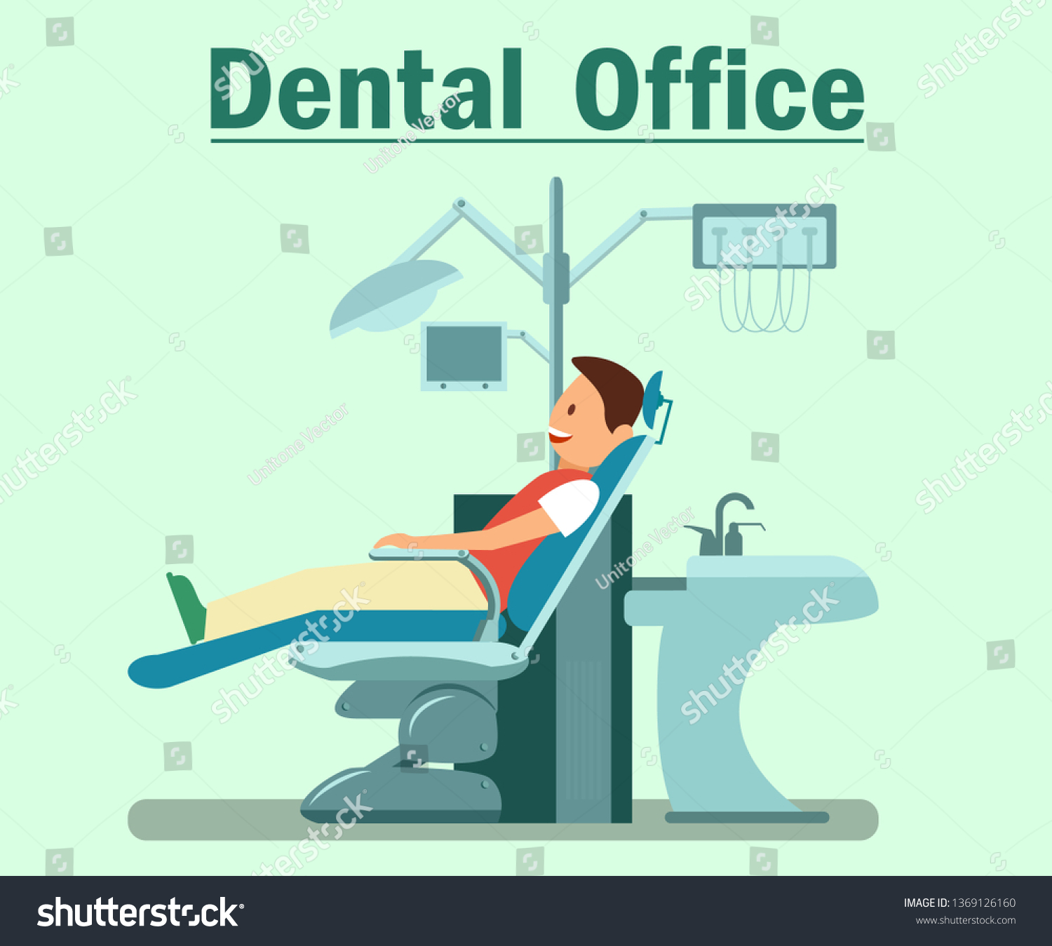 Dentist Appointment Vector Web Banner Concept. Royalty Free Stock