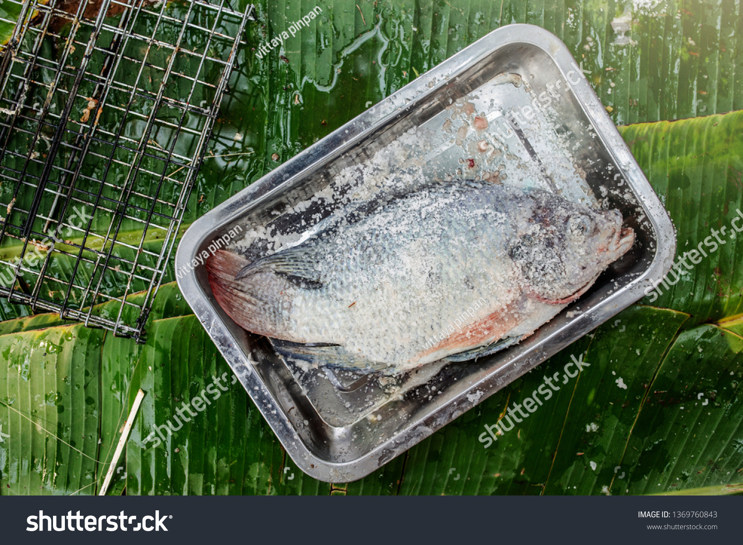 Grilled Fish,Burnt fish menu #1369760843