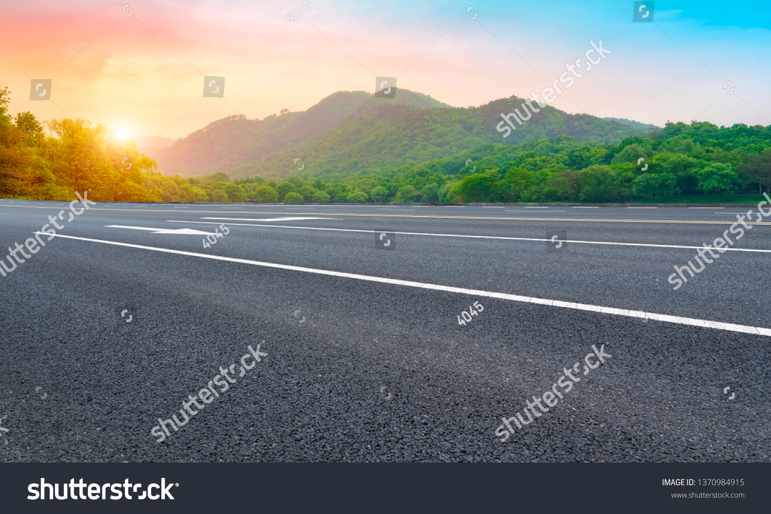 Road and Natural Landscape Landscape #1370984915