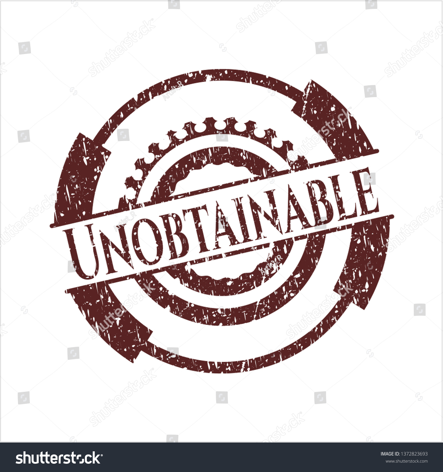 Red Unobtainable Distress Rubber Grunge Texture   Royalty Free Stock