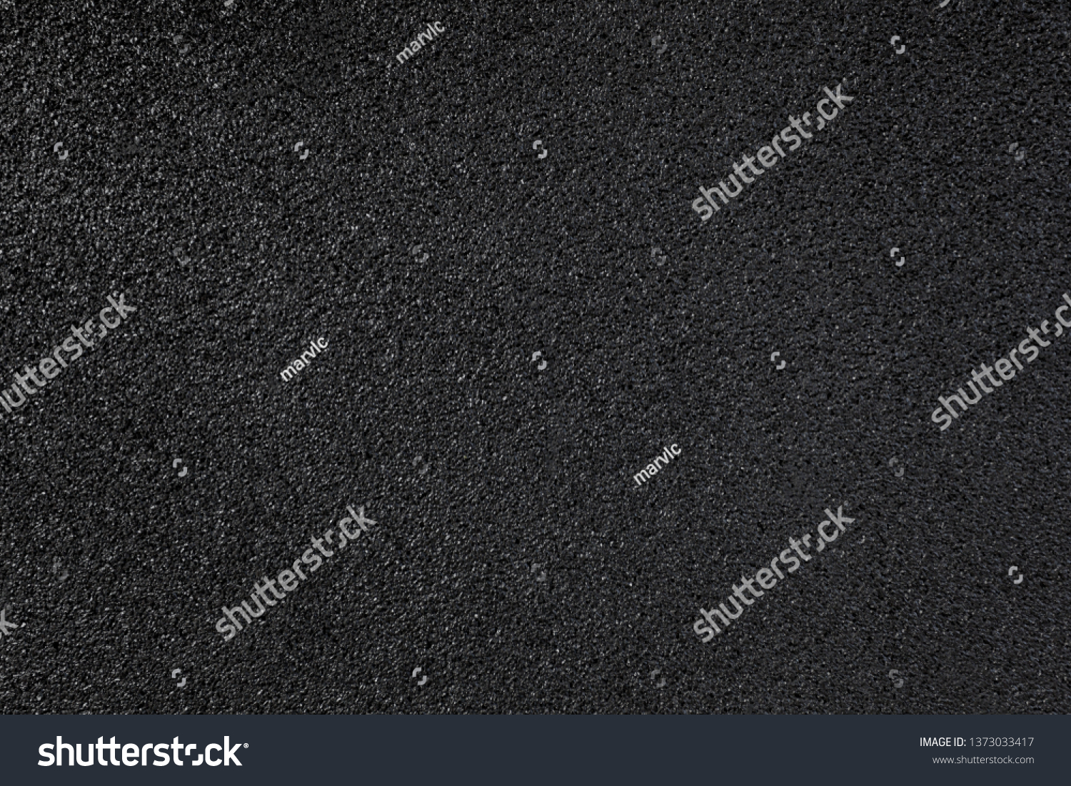 Fresh black asphalt on road detail #1373033417