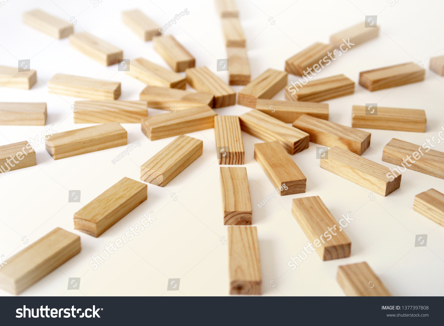 Wooden rectangles arranged differently over a white background. Copy space.
Cover background template for the presentation, brochure, web, banner, catalog, poster, book, magazine  #1377397808
