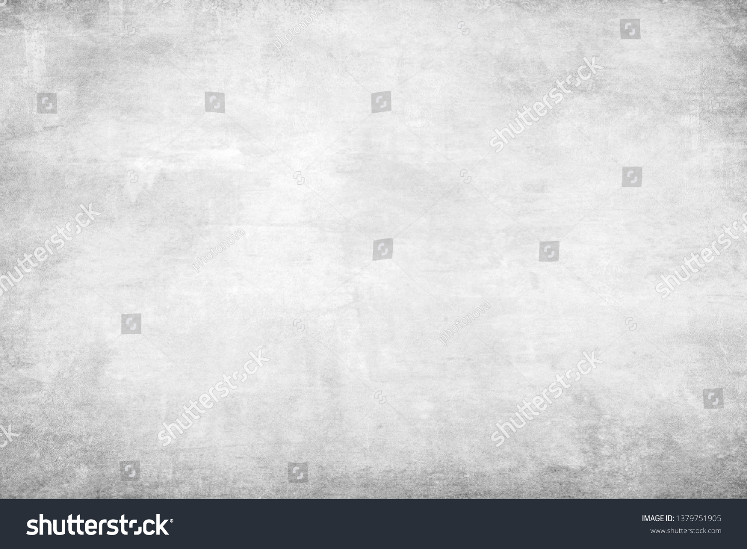 Monochrome texture with white and gray color. Grunge old wall texture, concrete cement background. #1379751905