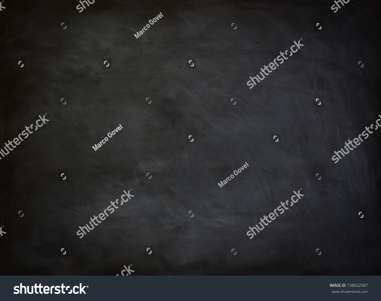 close up of a black dirty chalkboard #138002087