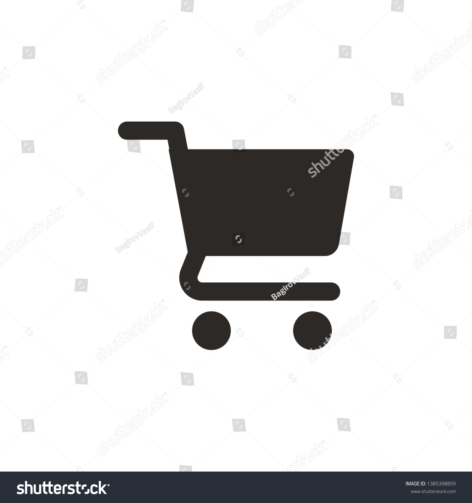 Shopping, basket vector icon. Simple element illustration from UI concept. Shopping, basket vector icon. Finance concept vector illustration. #1385398859