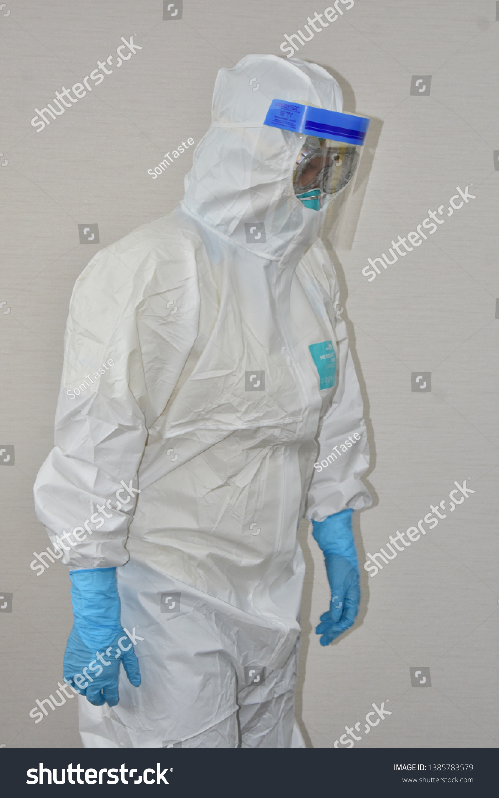 Protective sterile suit in hospital,Thailand #1385783579