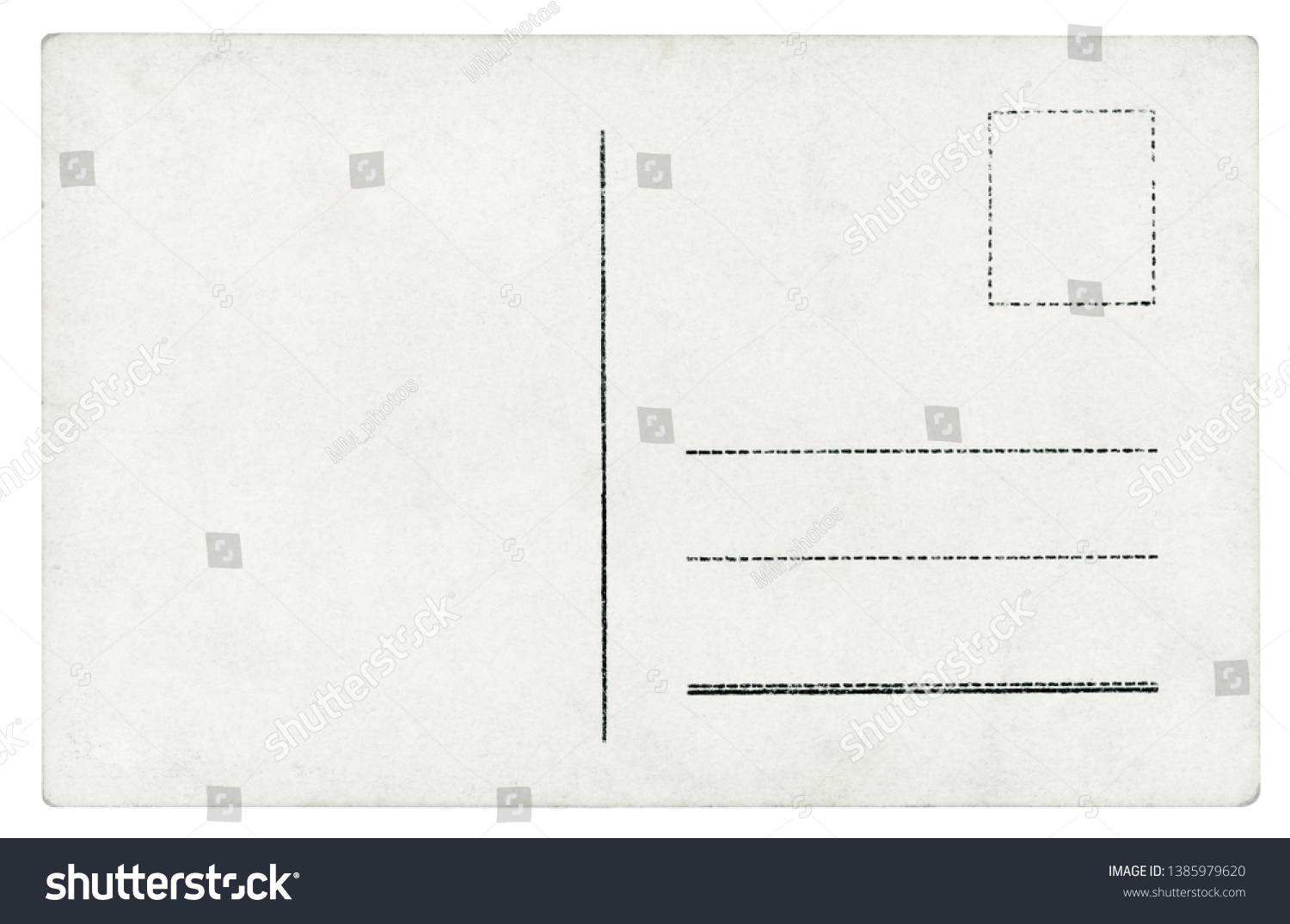 Vintage Postcard - isolated (clipping path included) #1385979620