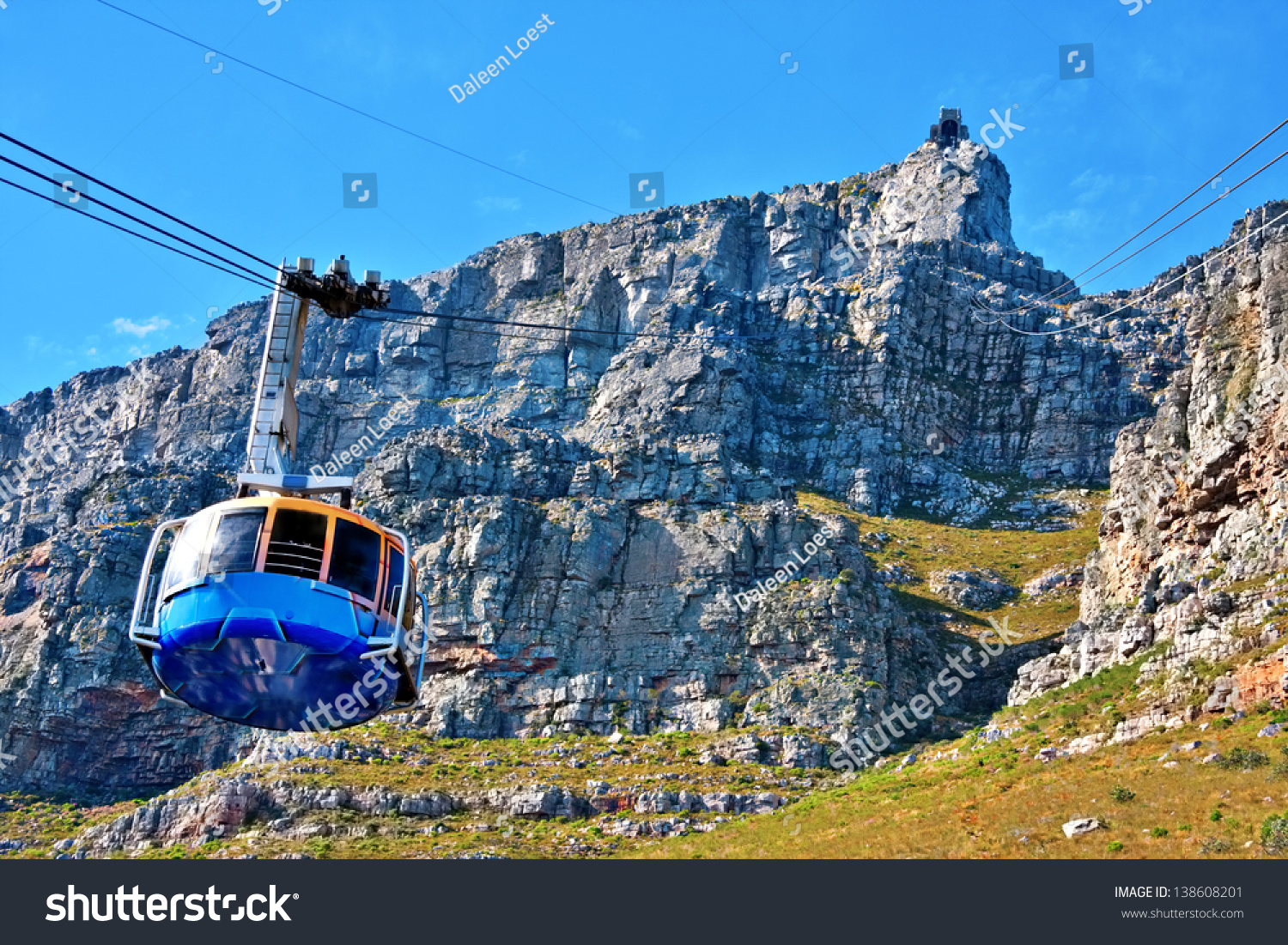 table mountain cable way in cape town, south africa #138608201