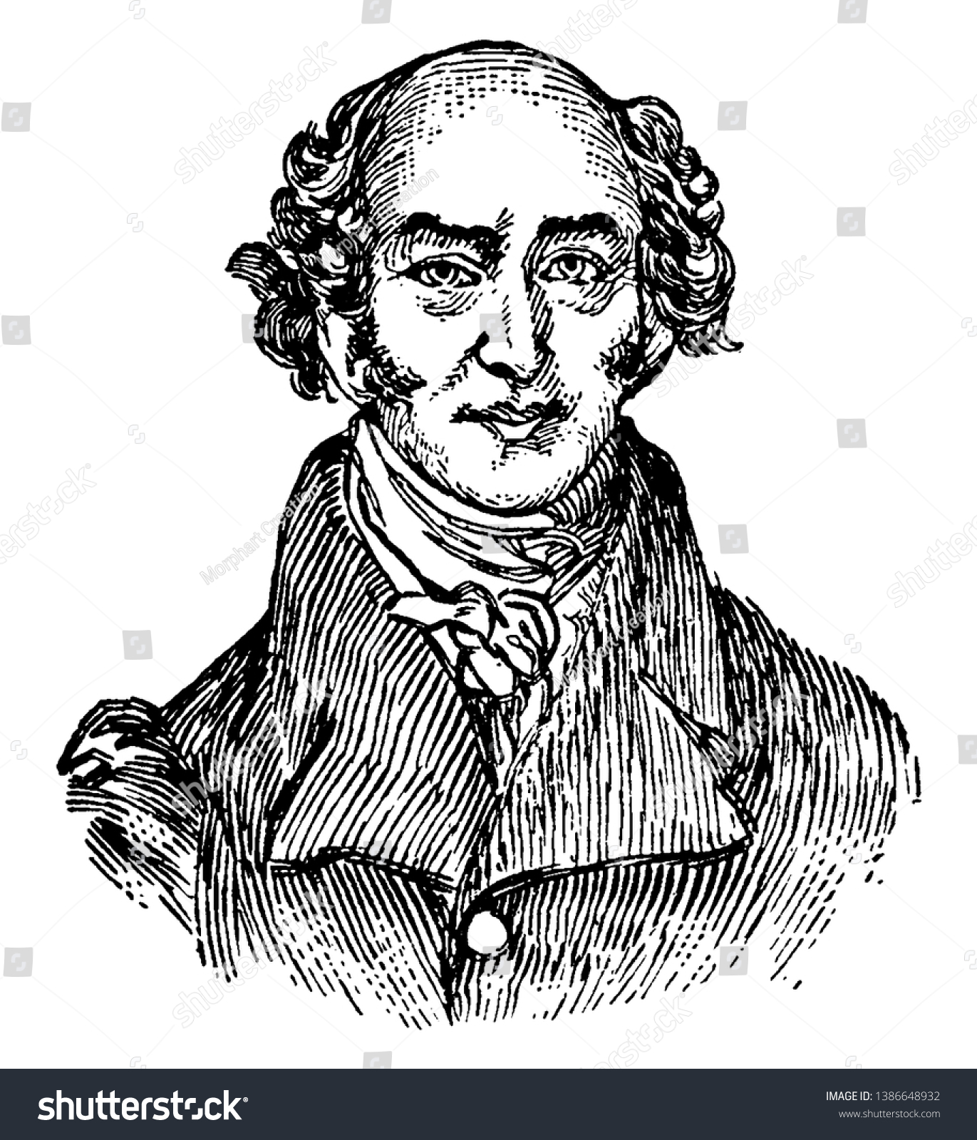 George Canning, 1770-1827, he was a British - Royalty Free Stock Vector ...